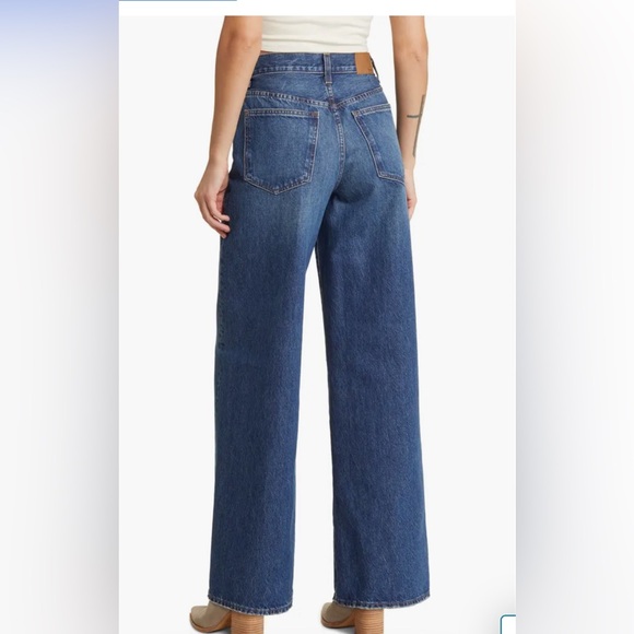 Madewell Superwide Leg Jeans Halleran Wash Brand New - Picture 7 of 7